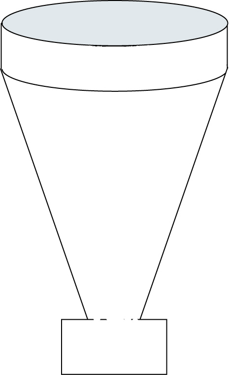三角錐型サイクロンセパレーター